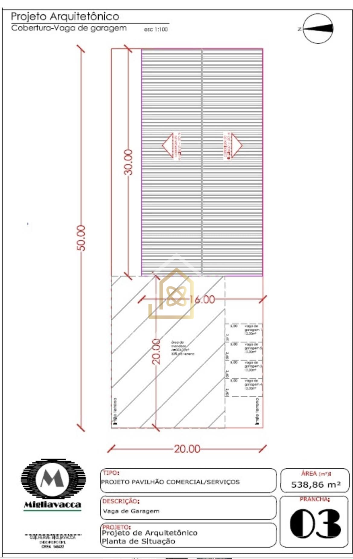 Pavilhão Comercial/Industrial para alugar