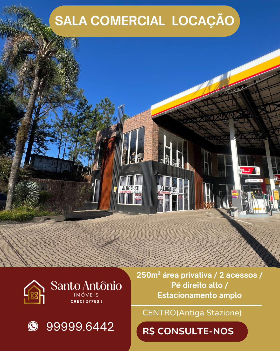 Sala Comercial para locação - Centro